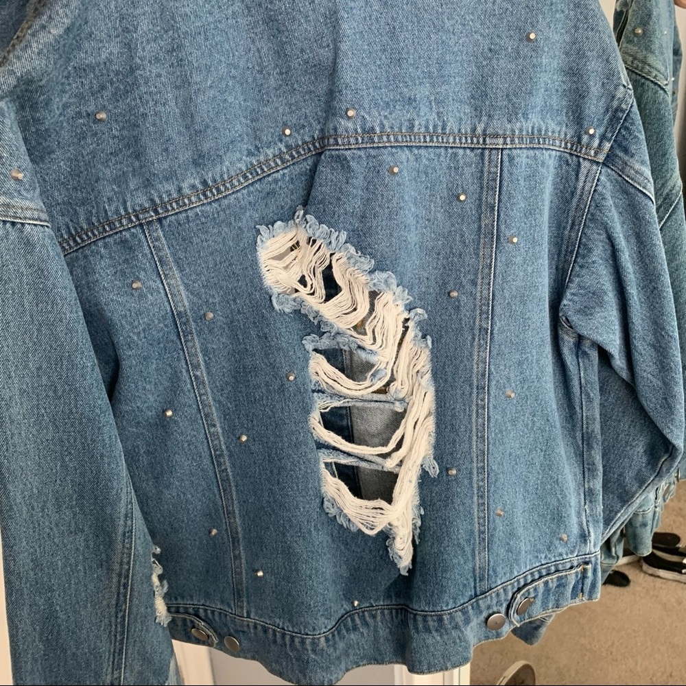 Forever 21 studded Denim jacket